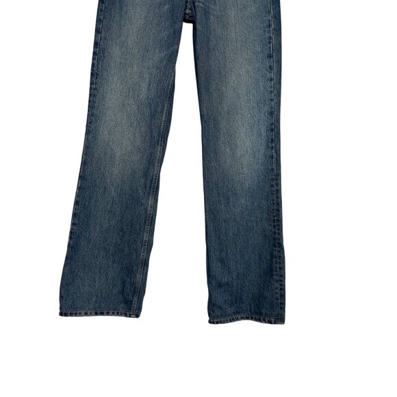 2/$30 Zara Women's Size 0 Blue Denim Flare Leg Jeans - Picture 10 of 12